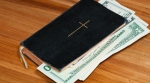 Bible and cash Bible and cash