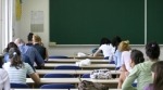 College classroom with students College classroom with students