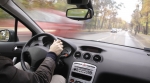 Driver blurry road Driver blurry road