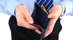 Business man holding empty wallet Business man holding empty wallet