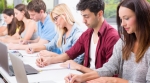 Group of students in class Group of students in class