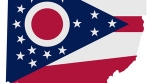Ohio flag and state Ohio flag and state