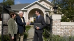Real estate agent showing home Real estate agent showing home