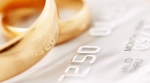 Wedding bands and credit card Wedding bands and credit card