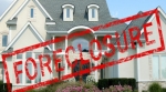 Foreclosure house stamped Foreclosure house stamped