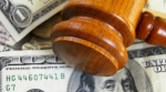 gavel on money gavel on money