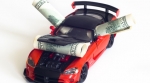 car stuffed with dollars car stuffed with dollars