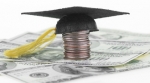 quarters and dollars under a graduation cap quarters and dollars under a graduation cap