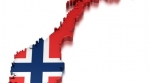 Norway with flag Norway with flag