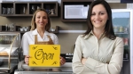 small business owners smiling small business owners smiling