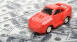 toy car on hundred dollar bills toy car on hundred dollar bills