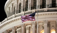 Flag flying at Capitol