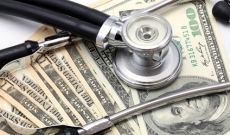 Stethoscope on money Stethoscope on money