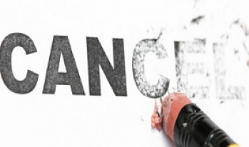 Cancel eraser Pencil erasing the words "Cancel"
