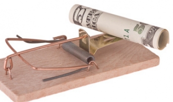 Cash in mousetrap Cash in mousetrap