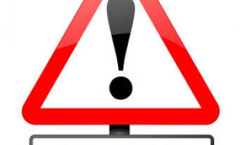 Caution sign student loans Caution sign student loans