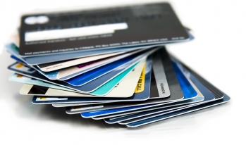 Stack of credit cards Stack of credit cards