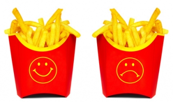 Fast food fries happy sad Fast food fries happy sad