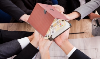 Hands supporting property Hands supporting property