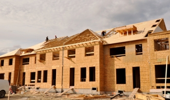New apartment building construction New apartment building construction