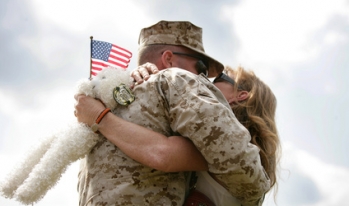 Veteran and wife Veteran and wife