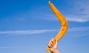 boomerang ready to throw boomerang ready to throw