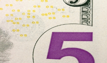 five dollar bill closeup five dollar bill closeup