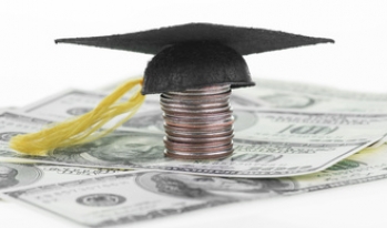 quarters and dollars under a graduation cap quarters and dollars under a graduation cap