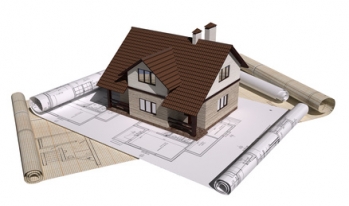 House printed on paper House printed on paper
