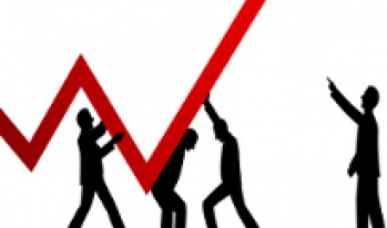 Group holding upward arrow Group holding upward arrow