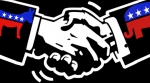 Bipartisan handshake Bipartisan handshake