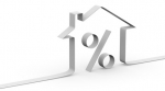 House made of a percent sign House made of a percent sign