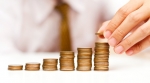 business man counting profit business man counting profit