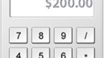 Image of a gray calculator Image of a gray calculator