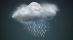 Cloud with heavy rain Cloud with heavy rain