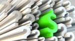 Dollar sign surrounded by question marks Dollar sign surrounded by question marks