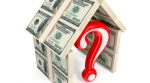 question mark inside a house made of money question mark inside a house made of money