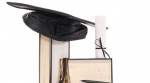 Graduation cap and checkbook Graduation cap and checkbook