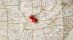 pin on map of states pin on map of states