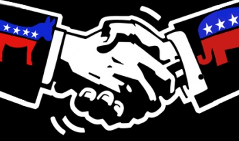 Bipartisan handshake Bipartisan handshake
