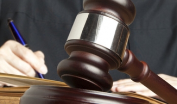 Female judge and gavel Female judge and gavel