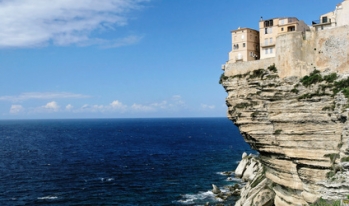House on cliff edge House on cliff edge