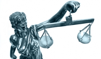 Silver Lady Justice Statue Silver Lady Justice Statue