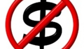 Crossed out dollar sign Crossed out dollar sign