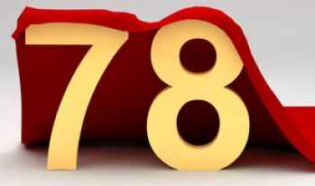 The number 78 The number 78