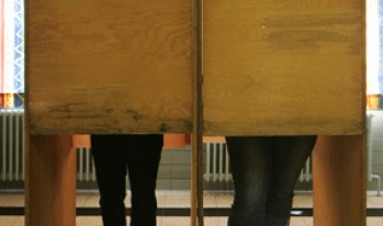 Voting booth Voting booth