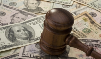 gavel on cash money gavel on cash money