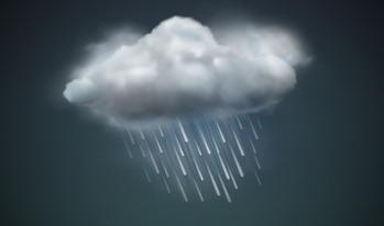 Cloud with heavy rain Cloud with heavy rain