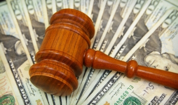 gavel on cash money gavel on cash money