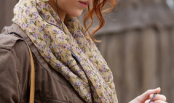 Hipster woman with smart phone Hipster woman with smart phone
